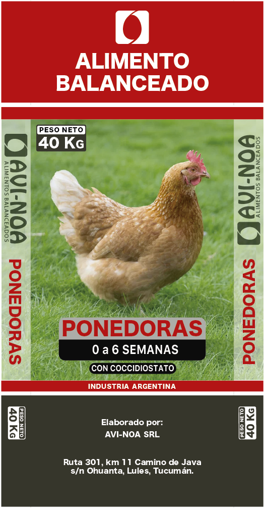 0 A 6 SEMANAS CON COCCIDIOSTATO