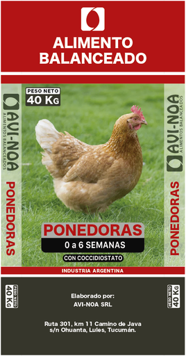 0 A 6 SEMANAS CON COCCIDIOSTATO